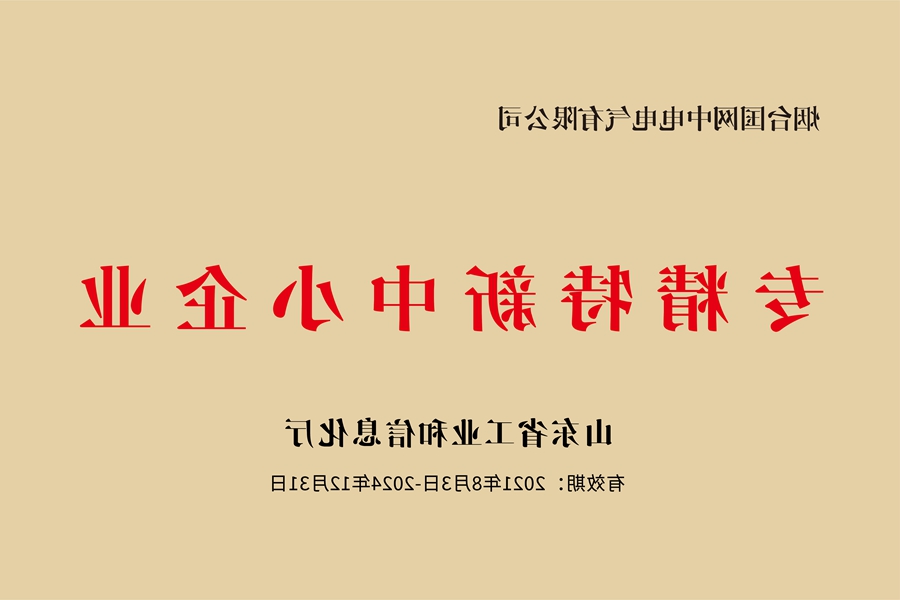 国网中电公司：山东省专精特新中小企业